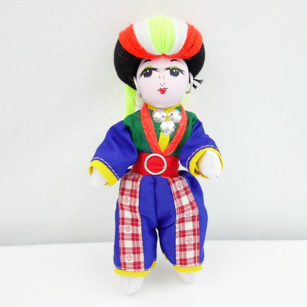 Thai Culture Ethnic‎ Doll Thailand Hill Tribe Cloth Doll 9 1/2"